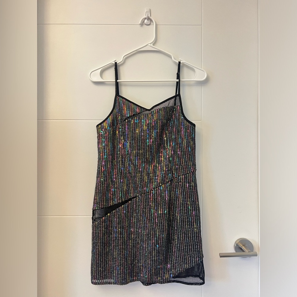 Muah Dress in Rainbow Bright X by NBD Size S